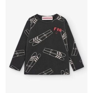 Nadadelazos Kids Organic T-Shirt - Ski Fun Sz 3Y